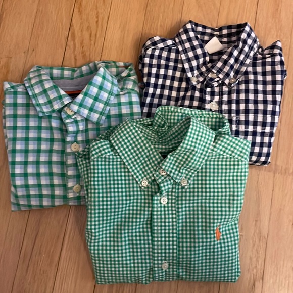Lot of 3 - Toddler Boys preppy shirts - Polo Ralph Lauren & Gap Kids. size 3T - Picture 2 of 8